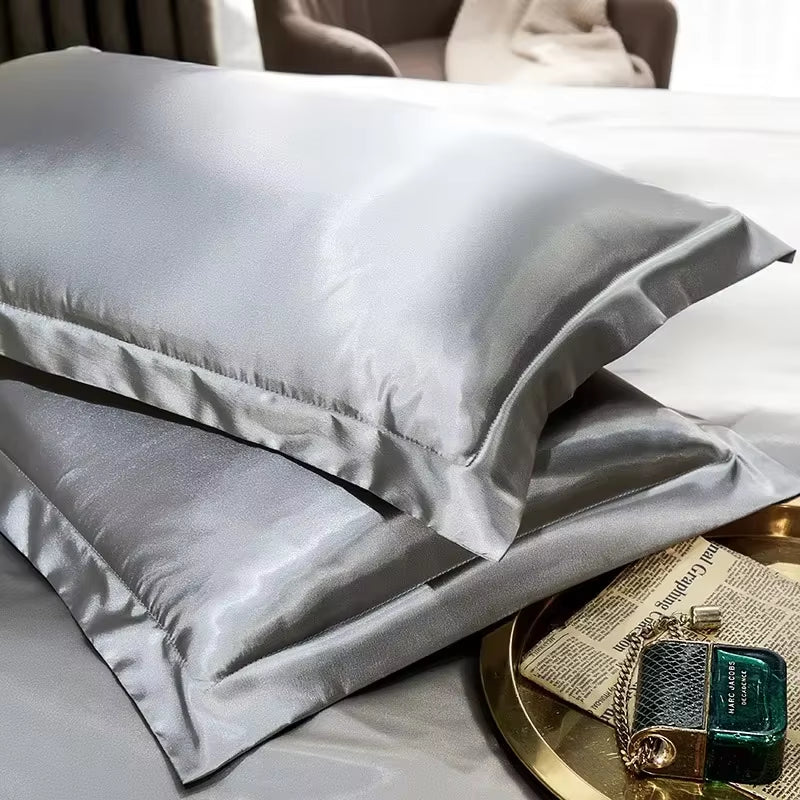 100% Pure Silk Pillowcase Real Silk Pillowcase Natural Silk Pillowcase Mulberry Silk Pillowcase 2Pc